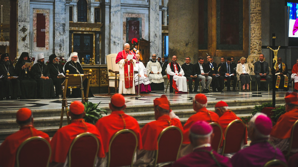 'They bore witness to their faith without ever using the weapons of force and violence, but rather by embracing the hidden and meek power of the Gospel'. The commemoration of the martyrs and witnesses to the faith of the new century, presided over by Pope Leo.